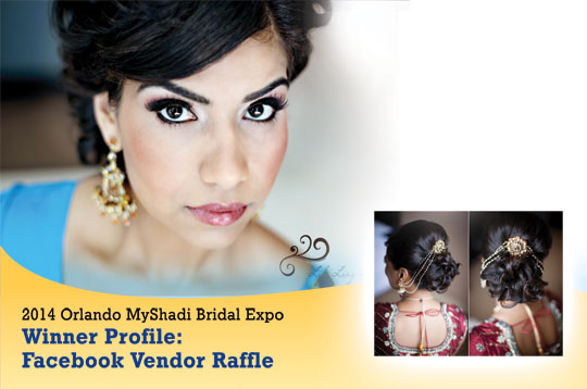 2014 Orlando MyShadi Bridal Expo Winner Profile: Facebook Vendor Raffle