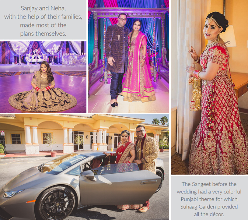Ceremony of Sangeet, Mahendi, Wedding of Neha and Sanjay