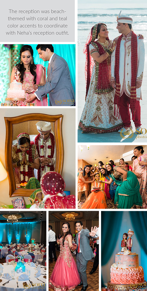 Wedding and Reception photographs of Neha and Tejas