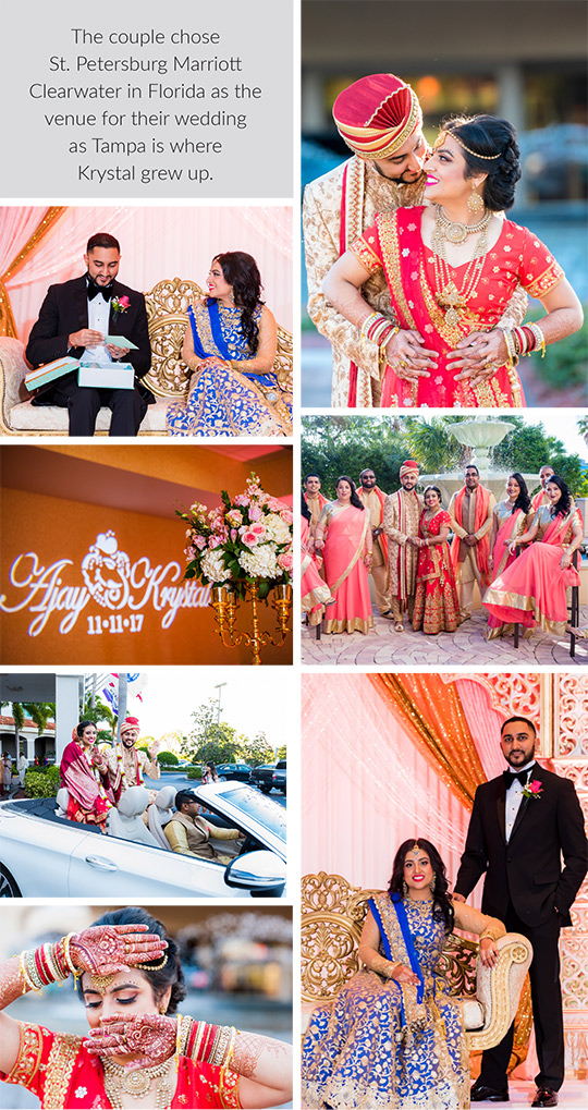 Wedding and Reception of Krystal and Ajay