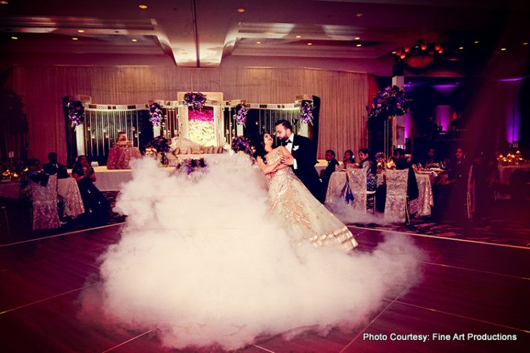 Indian couple dancing 