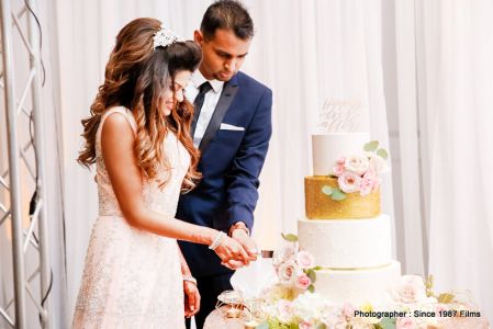 Indian Reception Wedding Cake