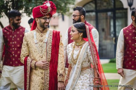 Gorgeous shot of the couple