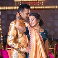 Indian groom with Indian Bride