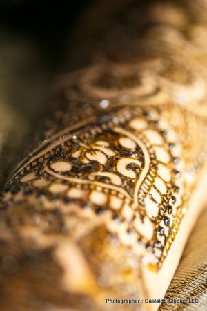 Detailed look of bridal Mehndi