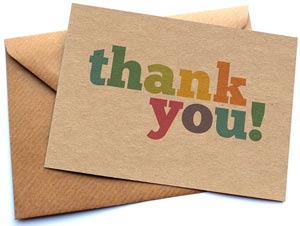 Thank you Card