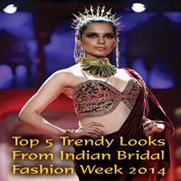 Top 5 Trendy Looks From Indian Bridal Fashion Week 2014