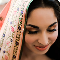 Traditional meets Modern Indian Bridal Session in Nashville, TN