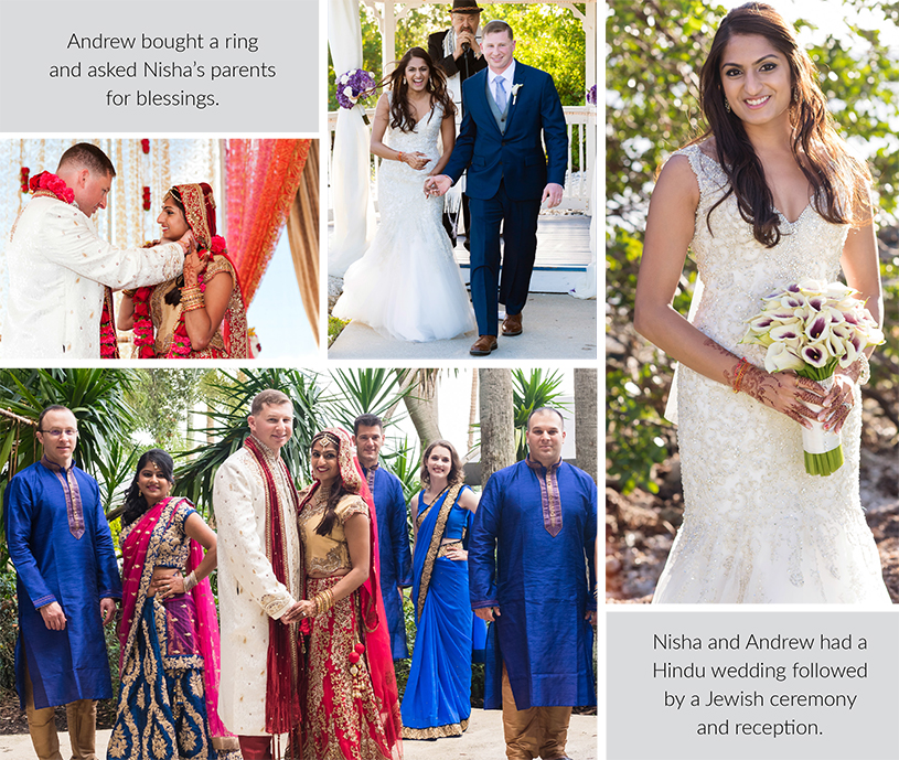 Wedding and Reception of Nisha and Andrew