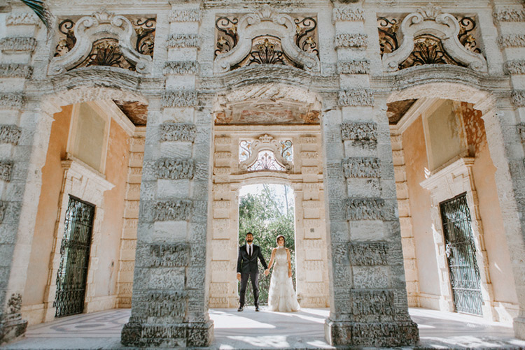 Indian Bride and Groom holding hand