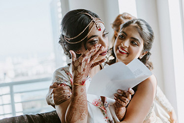 Emotional Moment of Indian Bride