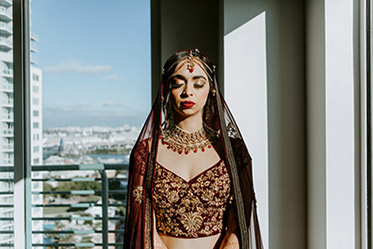 Indian Bride ready for her Wedding Capture