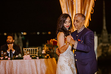 Indian Bride Dance with Her Father