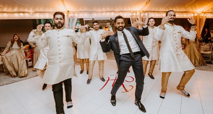 Indian Groom's Dance Performance at His Reception Ceremony