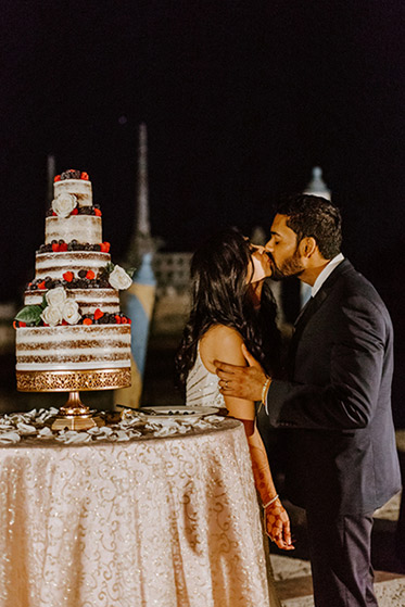 Indian Bride and Groom Reception Capture