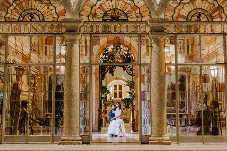 Indian Bride and Groom in Reception Outfit Capture