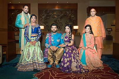 Photo Shoot During Indian Sangeet Ceremony