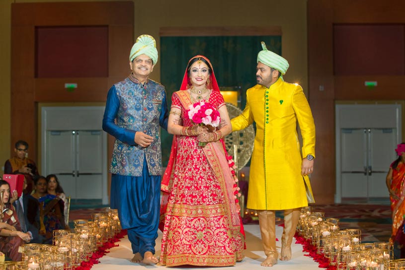 Indian Bride With her Uncle (MAMA)