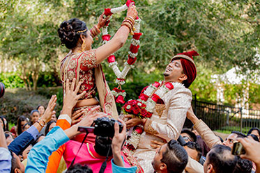 Traditional Jaimala Ceremony