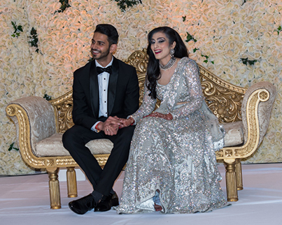 Happy Newlyweds Indian Couple