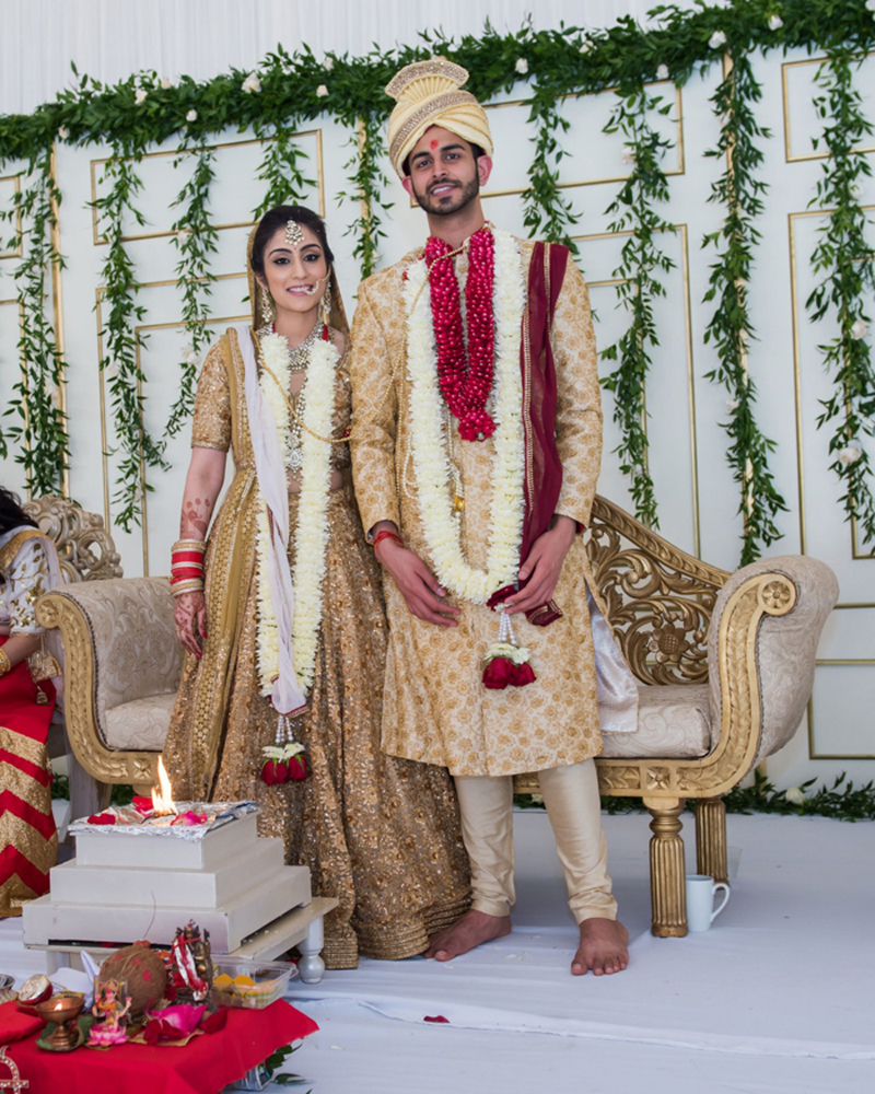 Indian Couple with Garland