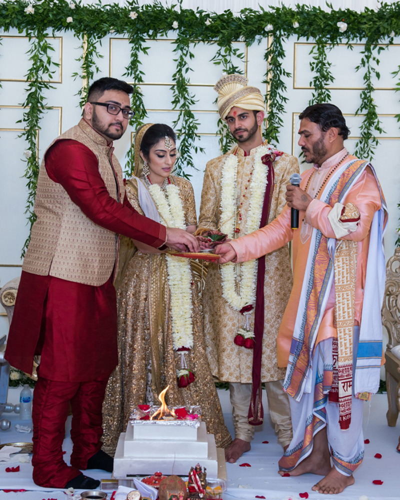 Indian Couple During Indian Wedding Ceremony Photography