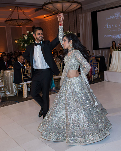 Indian Bride and Groom's First Lovely Dance