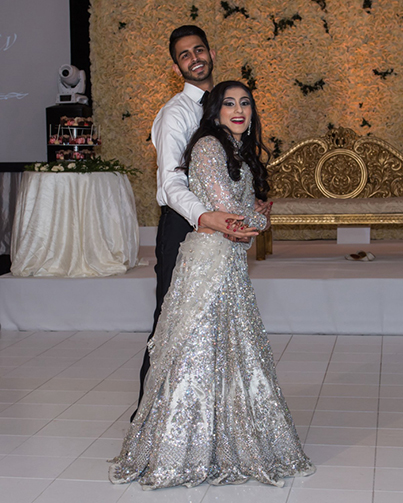 Lovely Indian Bride and Groom's Dance Capture