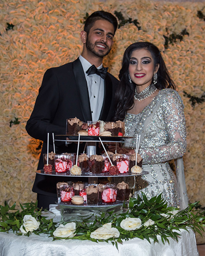 Indian Wedding Reception Cup Cake