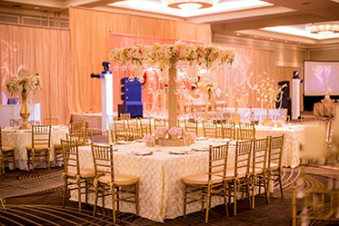 Dazzling Indian Wedding Reception Centerpiece