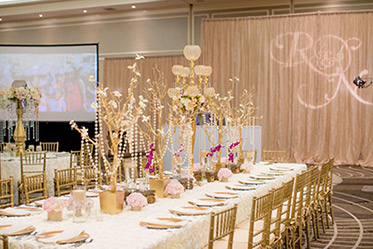 Indian Wedding Reception Floral Decoration