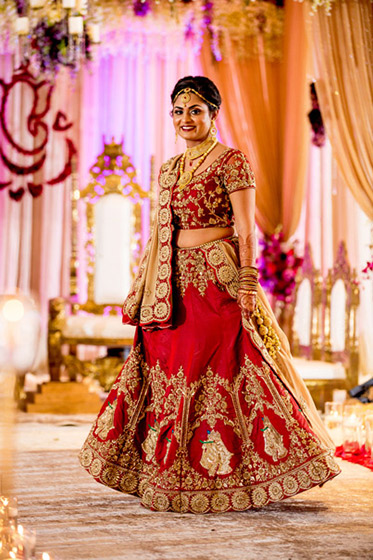 Indian Bride in Wedding Outfit