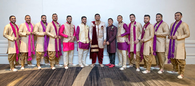 Indian Groom with Groomsmen Capture