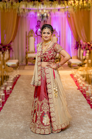 Indian Bride in Wedding Outfit Capture