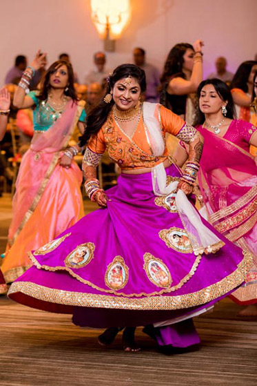 Indian Bride's Dance Performance at her Sangeet Ceremony