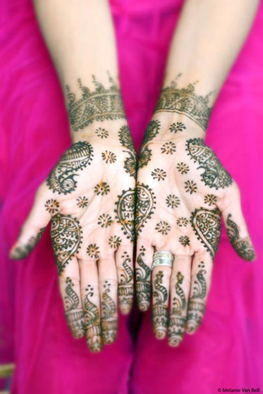 Indian Bridal Mehndi Art