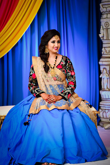 Charming Indian Bride's Sangeet Ceremony Capture