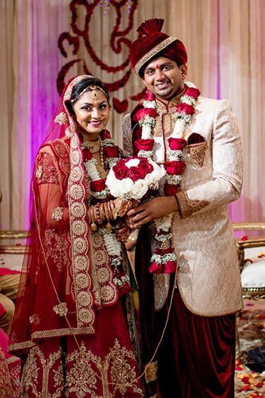 Indian Bride and Groom Photography