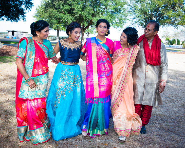 Indian Bride with Family Capture