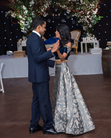 Indian bride and groom first dance capture