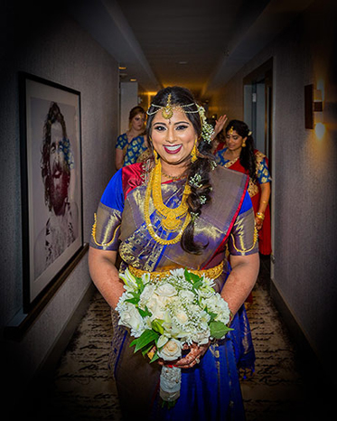 Lovely Indian Bride Making her Grand Enterance