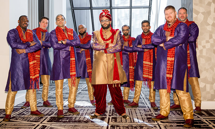 Indian Groom with Groomsmen Capture 