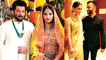  Kapoor and Ahuja families hosted a grand reception party at The Leela Hotel, Mumbai