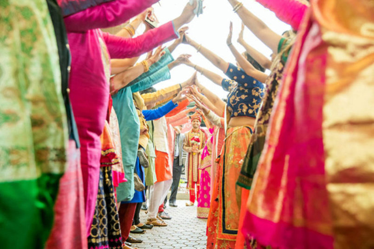 Magnificent Indian Groom's Guest Making lovely Enterance