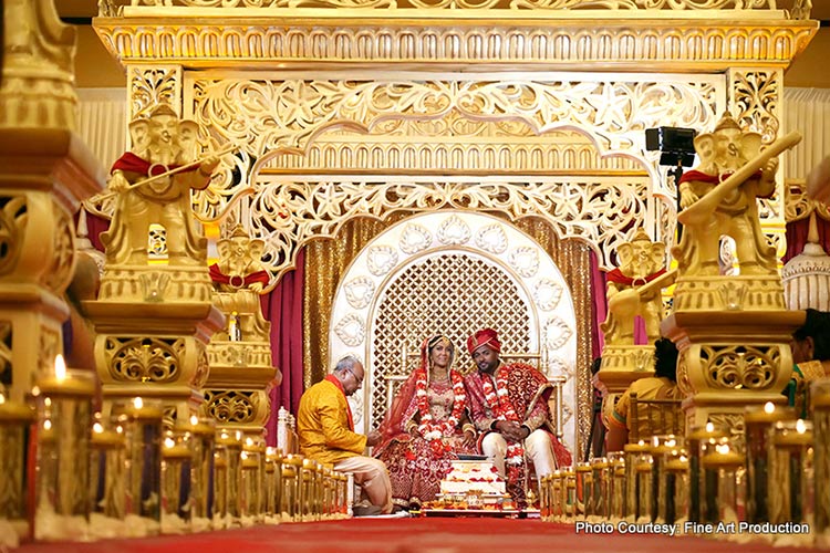 Priest doing Wedding Rituals