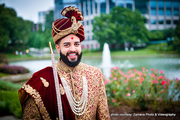 Indian Groom ready for his wedding