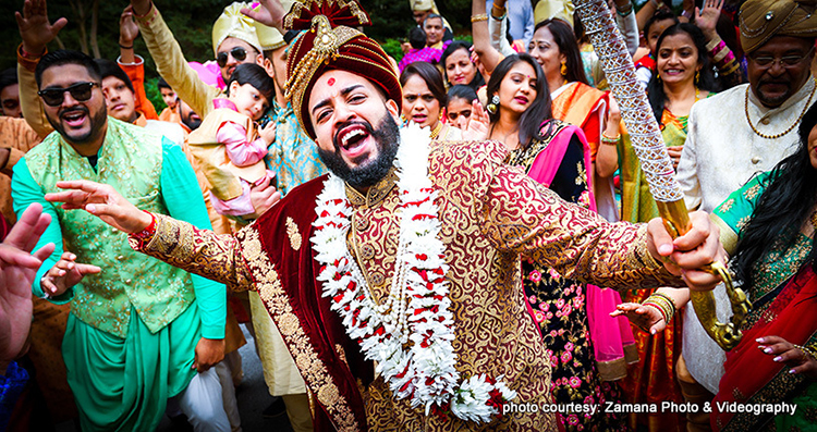 Traditional Indian Grooms Baraat