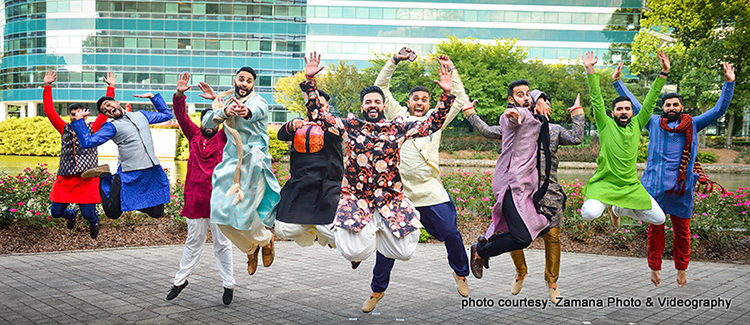 Indian Groom with Groomsmen Sangeet Dance Capture