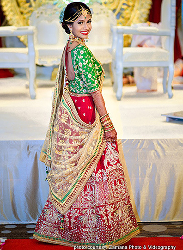 Indian Bride in her Wedding Outfit
