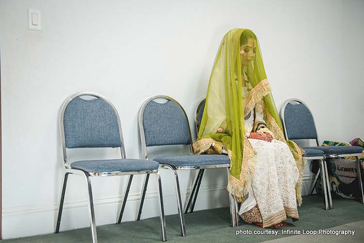 Indian Bride Waiting for Indian Groom